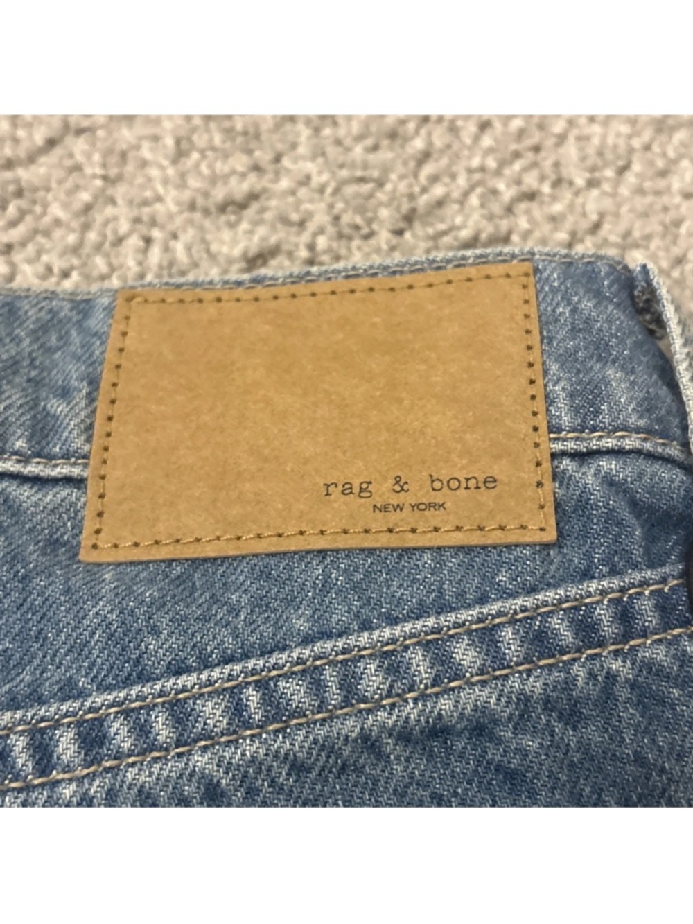 NEW Rag & Bone Shea High-rise Relaxed Straight Full Length Jeans Size 27 - Picture 7 of 16
